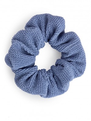 Akcesoria Do Włosów Arket Crinkle Scrunchie Damskie Niebieskie | Polska BXQKE-3697