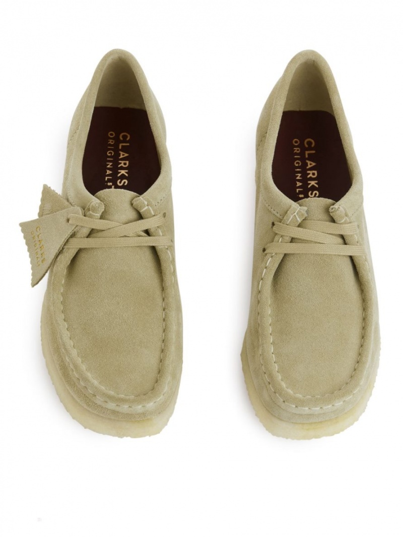 Buty Chukka Arket Clarks Wallabee Damskie Beżowe | Polska EZLKJ-0814