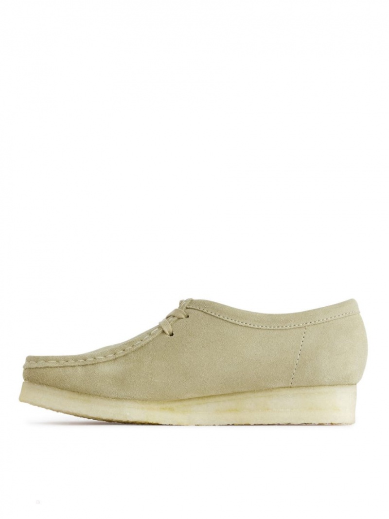 Buty Chukka Arket Clarks Wallabee Męskie Beżowe | Polska TKGDM-2381