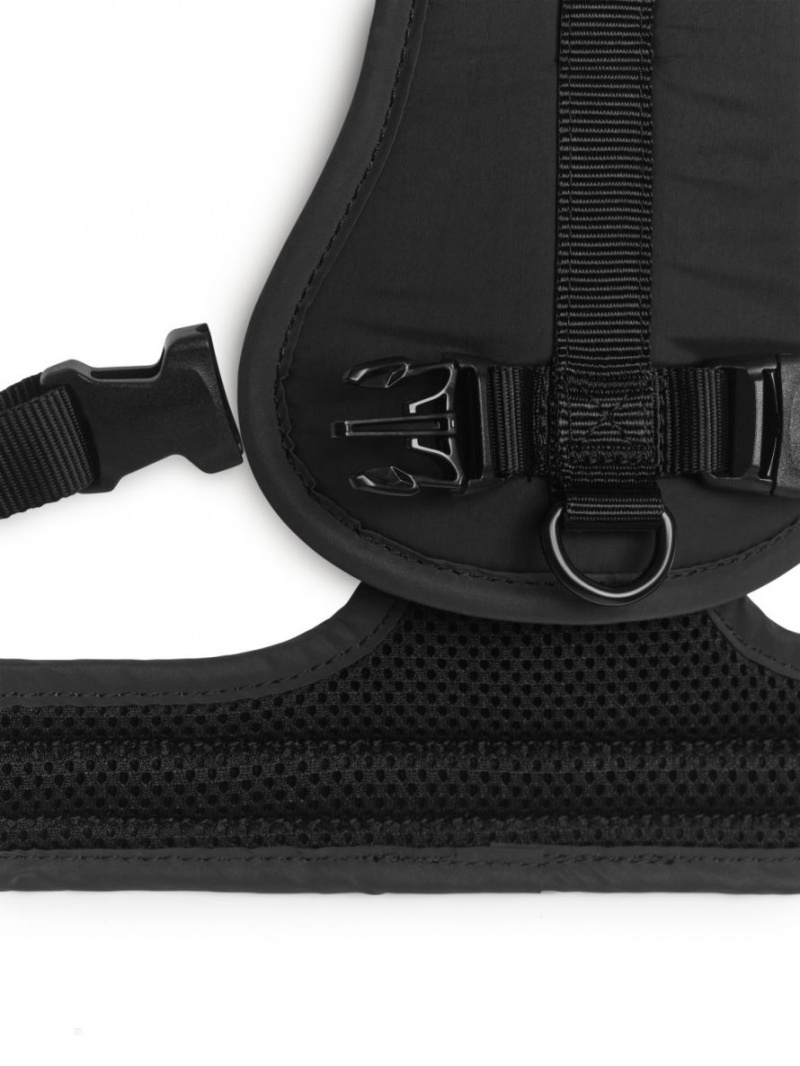 Inne Akcesoria Arket Mesh Dog Harness Męskie Czarne | Polska ALHMF-6543