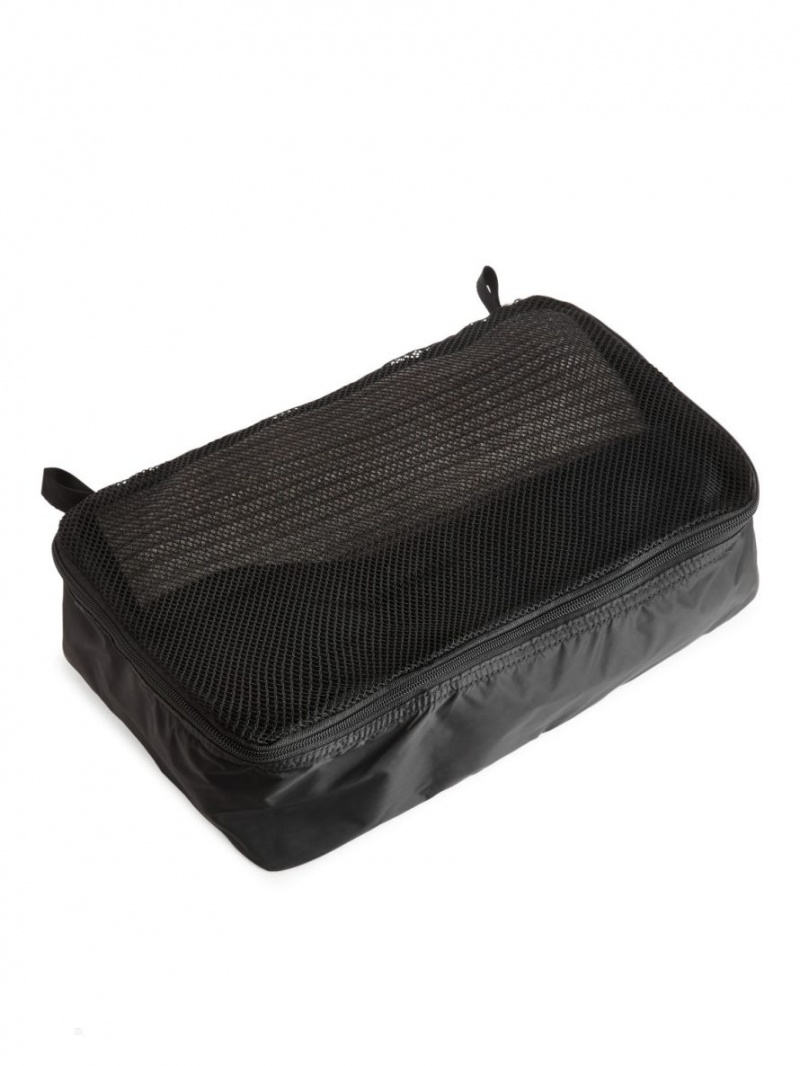 Kosmetyczki Arket Medium Garment Case Męskie Czarne | Polska RHKBT-8127