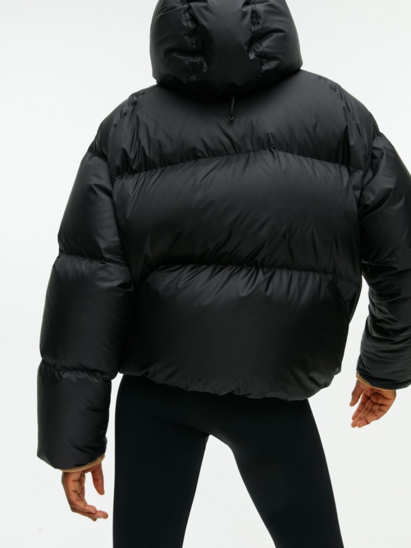 Kurtka Arket Down Puffer Damskie Czarne | Polska KEMRD-8295