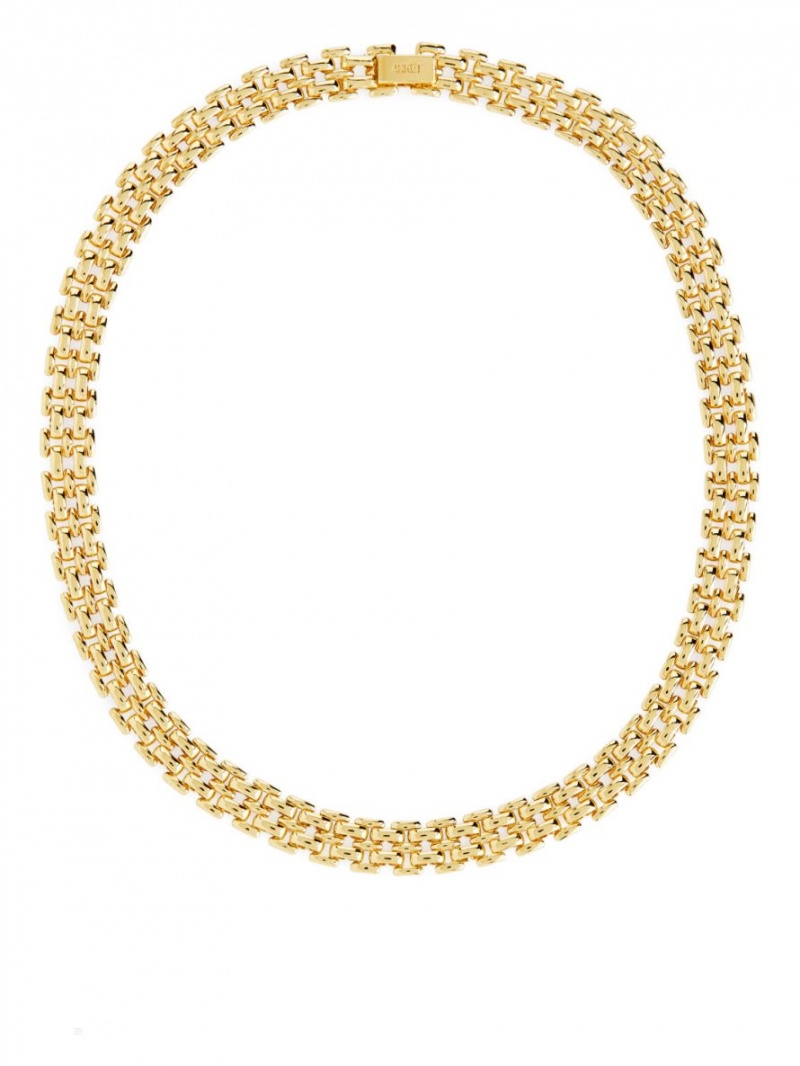 Naszyjnik Arket Gold-Plated Chain Damskie Złote | Polska JSZND-4930