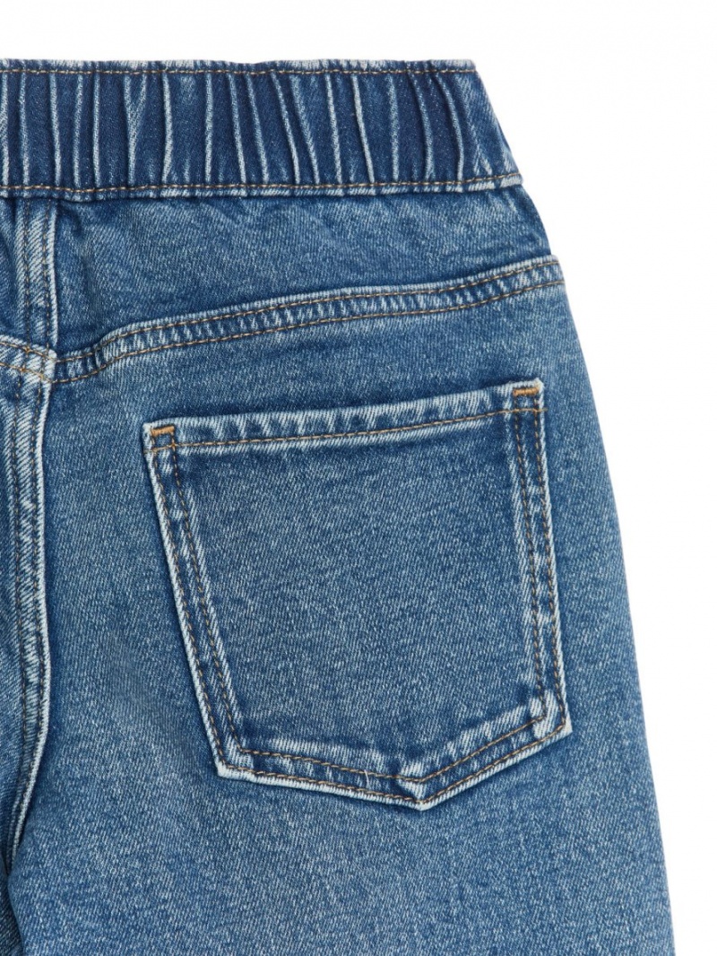 Portki Arket Pull-on Denim Dziewczynka Głęboka Niebieskie | Polska JQDWV-9012