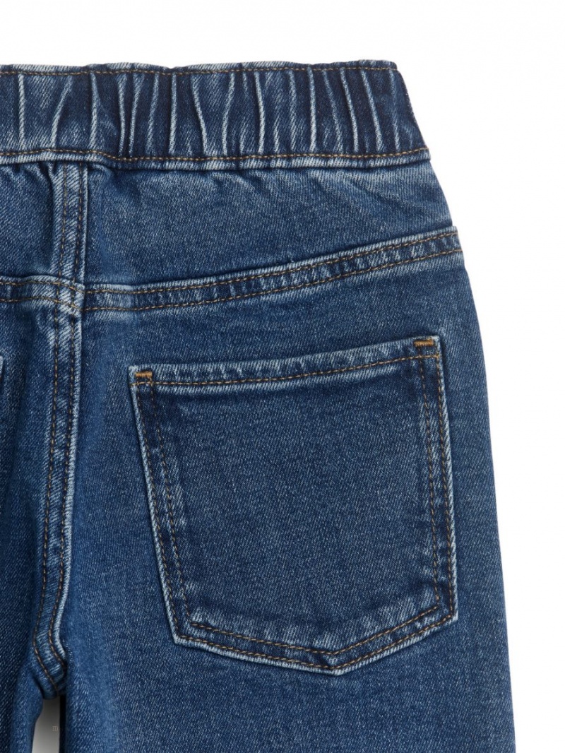 Portki Arket Pull-on Denim Dziewczynka Niebieskie | Polska FDBIK-7436