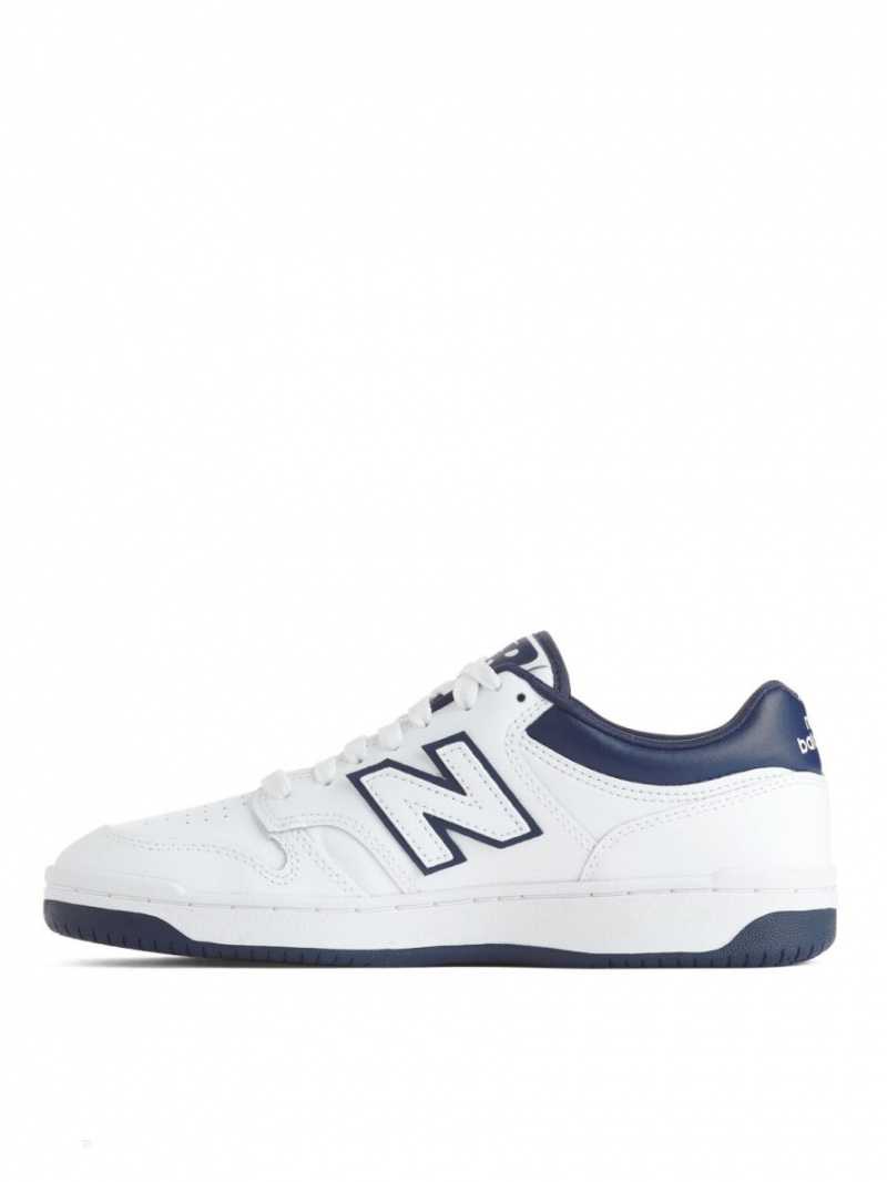 Trampki Arket New Balance 480 Unisex Damskie Białe Niebieskie | Polska UYZAQ-6032