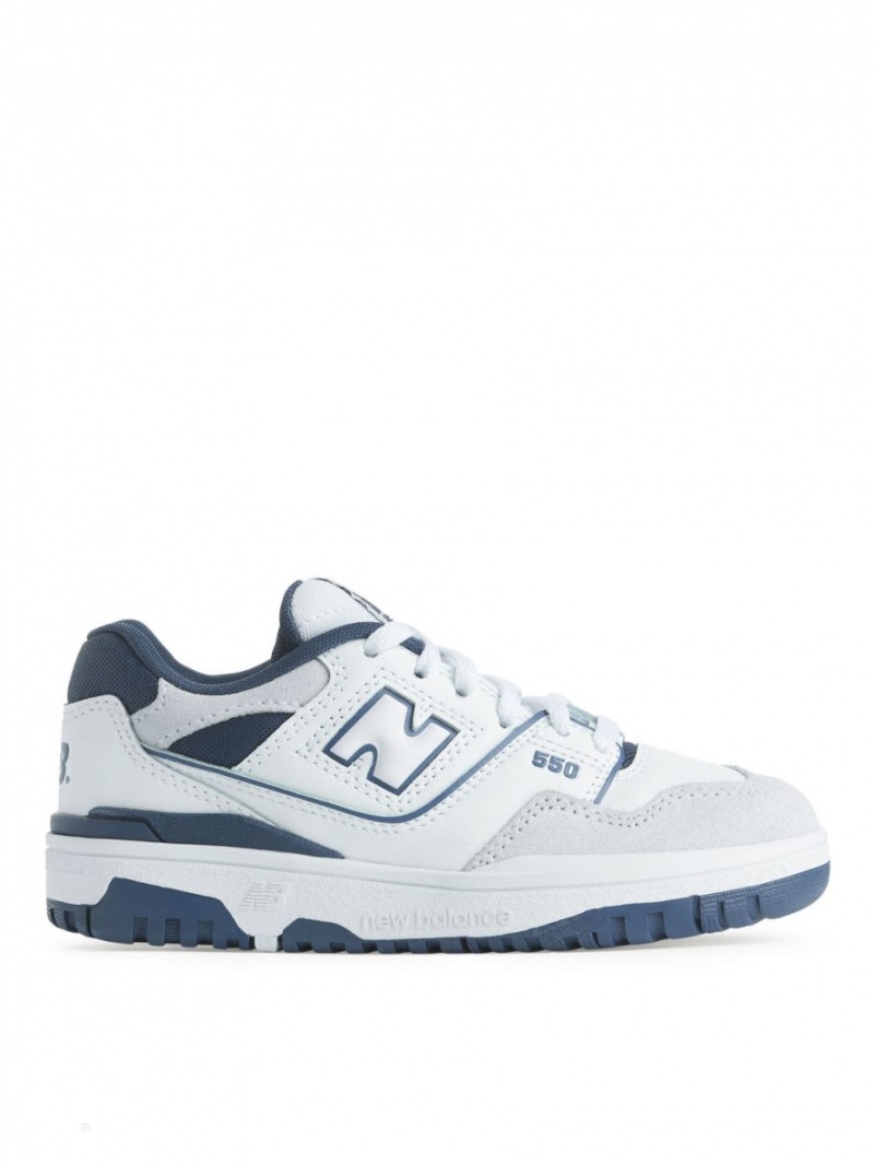 Trampki Arket New Balance 550 Youth Dziewczynka Białe | Polska OYMSJ-5623