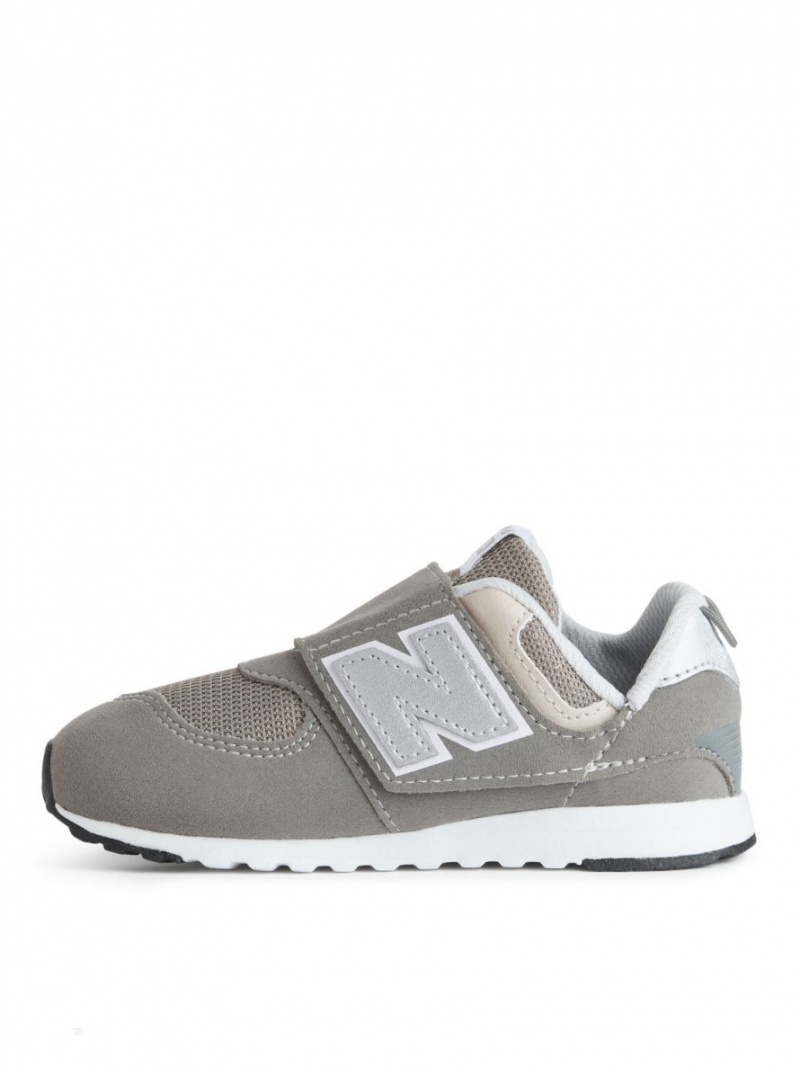 Trampki Arket New Balance 574 Infant Dziewczynka Szare | Polska RKUJT-5294