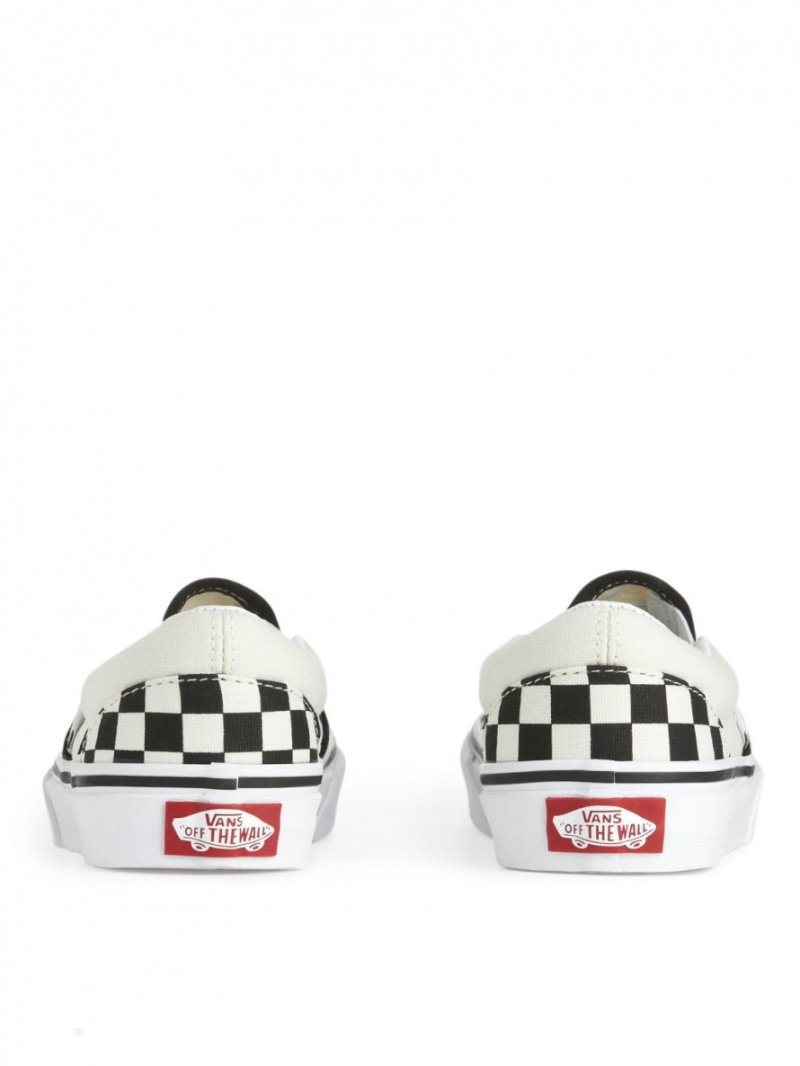 Trampki Arket Vans Toddler Klasyczne Slip-On Dziewczynka Białe Czarne | Polska WXPDJ-2865