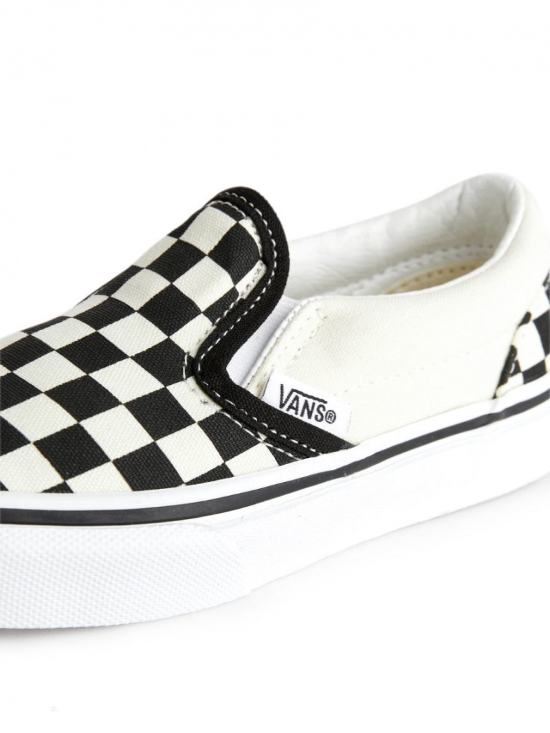 Trampki Arket Vans Toddler Klasyczne Slip-On Dziewczynka Białe Czarne | Polska WXPDJ-2865